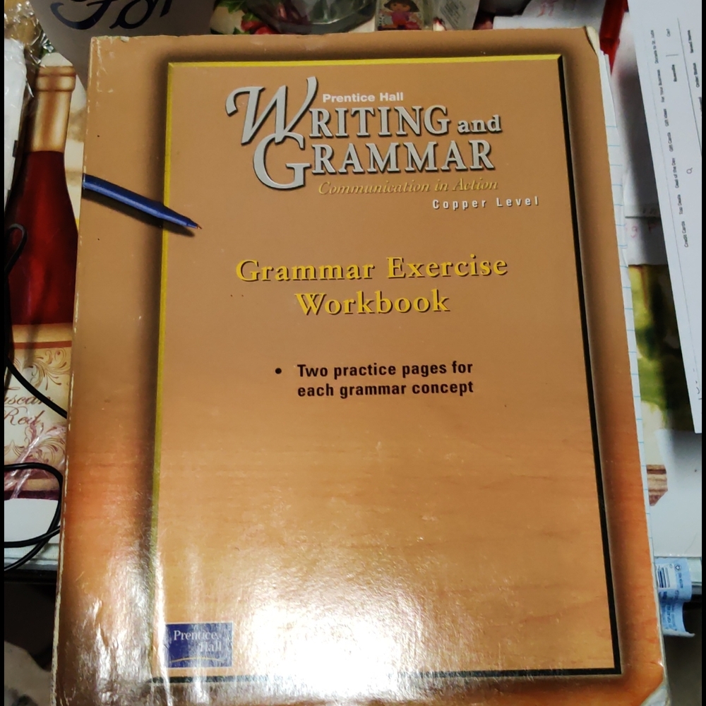 Riding in grammar book not written in